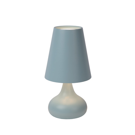 Настольная лампа Lucide Isla 34500/81/68, 1xE14x40W, синий, металл - миниатюра 1