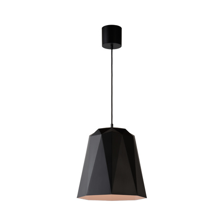Подвесной светильник Lucide Geometry 37404/35/30, 1xE27x60W, черный, металл, пластик - миниатюра 1