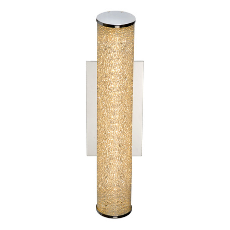 Настенный светодиодный светильник Lucide Granel-LED 36215/10/67, LED 10W, 2700K (теплый), хром, прозрачный, металл, стекло - миниатюра 1
