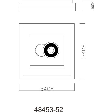Схема с размерами Globo 48453-52