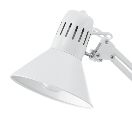 Настольная лампа Eglo Firmo 90872, 1xE27x40W, белый, металл - миниатюра 2