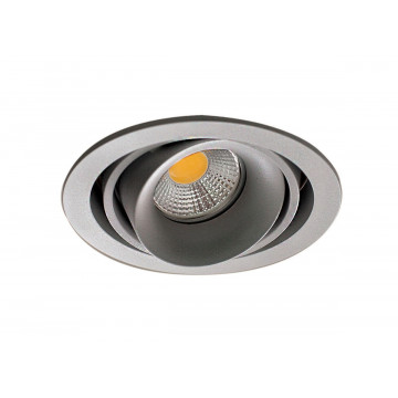 Встраиваемый светильник Donolux Lumme DL18615/01WW-R Silver Grey/Black, 1xGU10x50W - миниатюра 1