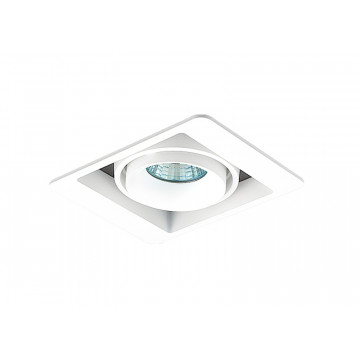 Встраиваемый светильник Donolux Lumme DL18615/01WW-SQ White/Black, 1xGU10x50W, белый - миниатюра 1