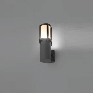Настенный светильник Nowodvorski Sirocco 3395, IP44, 1xE27x60W, серый, металл, стекло - миниатюра 1
