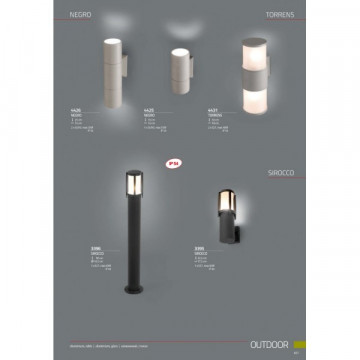 Настенный светильник Nowodvorski Sirocco 3395, IP44, 1xE27x60W, серый, металл, стекло - миниатюра 2