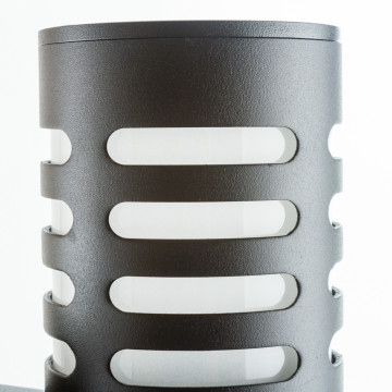 Настенный светильник Nowodvorski Mekong 4418, IP42, 1xE27x18W, серый, металл, металл со стеклом, стекло - миниатюра 2