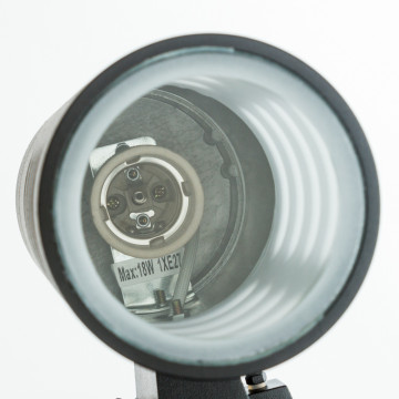 Настенный светильник Nowodvorski Mekong 4418, IP42, 1xE27x18W, серый, металл, металл со стеклом, стекло - миниатюра 3