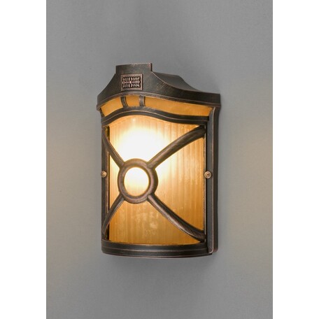 Настенный светильник Nowodvorski Don 4688, IP44, 1xE27x60W, бронза, матовый, металл, стекло