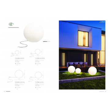 Садовый светильник Nowodvorski Cumulus 9714, IP65, 1xE27x60W, белый, пластик - миниатюра 2