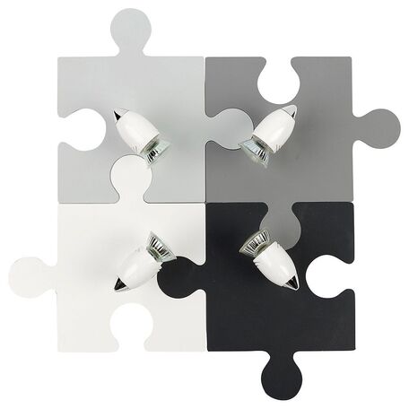 Потолочная люстра Nowodvorski Puzzle 9728, 4xGU10x15W - миниатюра 1