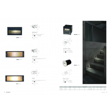 Встраиваемый настенный светильник Nowodvorski Assam 4453, IP65, 1xE27x18W, стекло - миниатюра 2