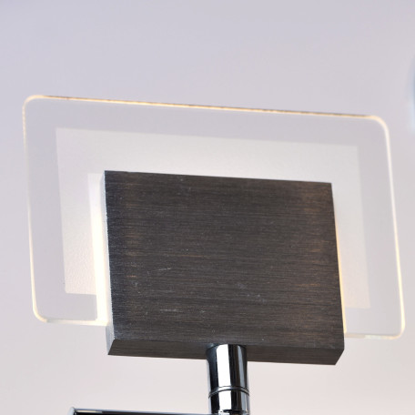 Настенный светодиодный светильник с регулировкой направления света MW-Light Ральф 1 675020201, LED 4,6W 3000K 300lm, хром, белый, металл, стекло - миниатюра 7