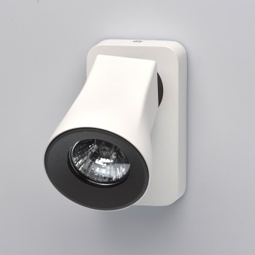 Настенный светильник с регулировкой направления света De Markt Астор 545021001, 1xGU10x5W, белый, черно-белый, металл - миниатюра 2