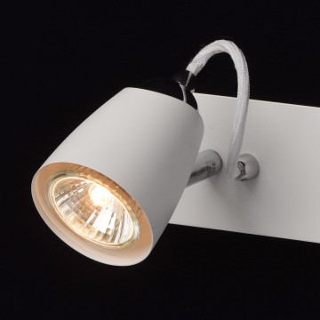 Потолочный светильник с регулировкой направления света De Markt Астор 545021402, 2xGU10x50W, белый, металл - миниатюра 8