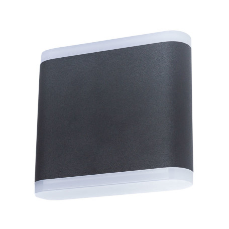 Настенный светодиодный светильник Arte Lamp Instyle Lingotto A8153AL-2BK, IP54, LED 6W 3000K 480lm CRI≥80, черный, металл - миниатюра 2