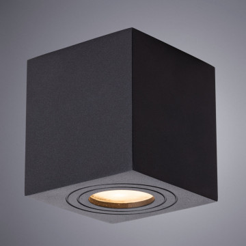Потолочный светильник Arte Lamp Galopin A1461PL-1BK, IP44, 1xGU10x35W - миниатюра 2