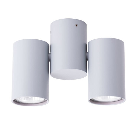 Потолочный светильник с регулировкой направления света Arte Lamp Instyle Gavroche A1511PL-2GY, 2xGU10x35W, серый, металл