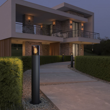 Садово-парковый светильник Elektrostandard Roil 35125/F a055638, IP54, 1xE27x40W - миниатюра 3