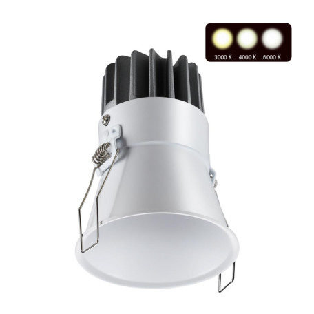 Встраиваемый светодиодный светильник Novotech Lang 358908, LED 12W 840lm