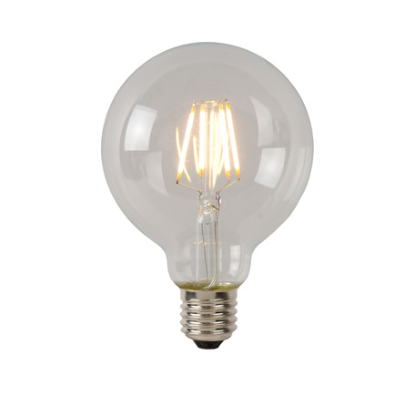 Филаментная светодиодная лампа Lucide 49016/05/60 шар малый E27 5W, 2700K (теплый) CRI80 220V, диммируемая, гарантия 30 дней - миниатюра 1