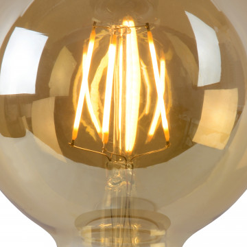 Филаментная светодиодная лампа Lucide 49016/05/62 шар E27 5W, 2700K (теплый) 220V, диммируемая, гарантия 30 дней - миниатюра 4