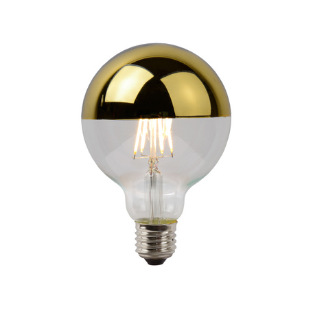 Филаментная светодиодная лампа Lucide 49019/05/10 шар E27 5W, 2700K (теплый) 220V, диммируемая, гарантия 30 дней