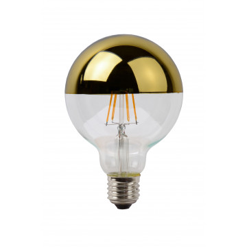 Филаментная светодиодная лампа Lucide 49019/05/10 шар E27 5W, 2700K (теплый) 220V, диммируемая, гарантия 30 дней - миниатюра 2