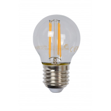 Филаментная светодиодная лампа Lucide 49021/04/60 шар малый E27 4W, 2700K (теплый) CRI80 220V, диммируемая, гарантия 30 дней - миниатюра 2
