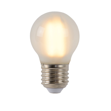Филаментная светодиодная лампа Lucide 49021/04/67 шар малый E27 4W, 2700K (теплый) CRI80 220V, диммируемая, гарантия 30 дней