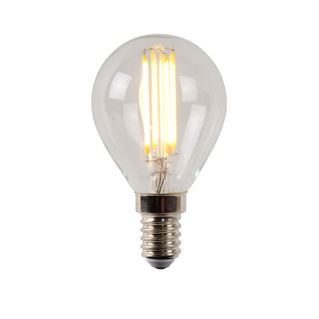 Филаментная светодиодная лампа Lucide 49022/04/60 шар малый E14 4W, 2700K (теплый) CRI80 220V, диммируемая, гарантия 30 дней