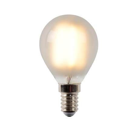 Филаментная светодиодная лампа Lucide 49022/04/67 шар малый E14 4W, 2700K (теплый) CRI80 220V, диммируемая, гарантия 30 дней