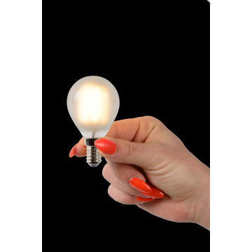 Филаментная светодиодная лампа Lucide 49022/04/67 шар малый E14 4W, 2700K (теплый) CRI80 220V, диммируемая, гарантия 30 дней - миниатюра 3