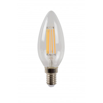 Филаментная светодиодная лампа Lucide 49023/04/60 свеча E14 4W, 2700K (теплый) CRI80 220V, диммируемая, гарантия 30 дней - миниатюра 2