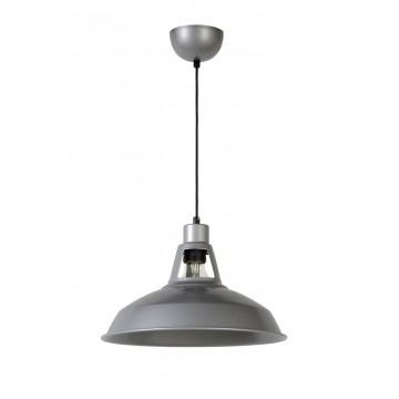 Подвесной светильник Lucide Brassy 43401/31/36, 1xE27x40W, серый, металл - миниатюра 2