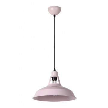 Подвесной светильник Lucide Brassy 43401/31/66, 1xE27x60W, розовый, металл - миниатюра 2
