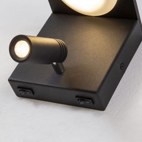 Настенный светодиодный светильник с регулировкой направления света Favourite Twin 4064-2W, LED 8W 4000K 640lm - миниатюра 3