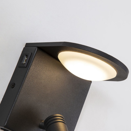 Настенный светодиодный светильник с регулировкой направления света Favourite Twin 4064-2W, LED 8W 4000K 640lm - миниатюра 4