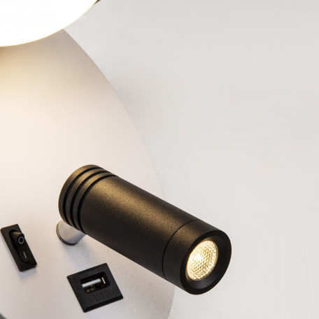 Настенный светодиодный светильник с регулировкой направления света Favourite Twin 4065-2W, LED 8W 4000K 640lm - миниатюра 4