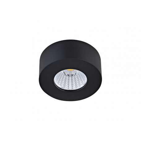Потолочный светодиодный светильник Donolux Mono DL18812/7W Black R, IP44, LED 7W 3000K 420lm
