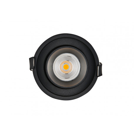 Встраиваемый светодиодный светильник с регулировкой направления света Donolux DL18621/01R Black Dim, LED 9,2W 3000K 740lm - миниатюра 3