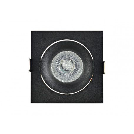 Встраиваемый светильник Donolux Saturn DL18412/01TSQ Black, 1xGU10x50W - миниатюра 5