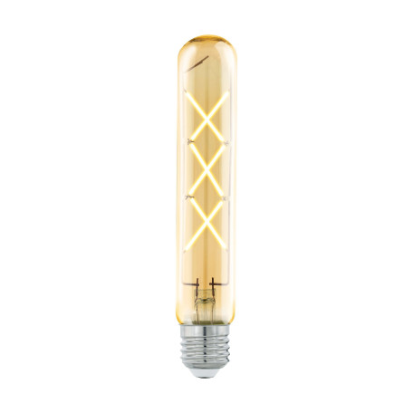Филаментная светодиодная лампа Eglo 11679 цилиндр E27 4W, 2200K (теплый) CRI>80, гарантия 5 лет