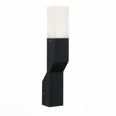 Настенный светодиодный светильник ST Luce Fratto SL100.401.02, IP65, LED 10W 4000K, черный, белый, металл, стекло