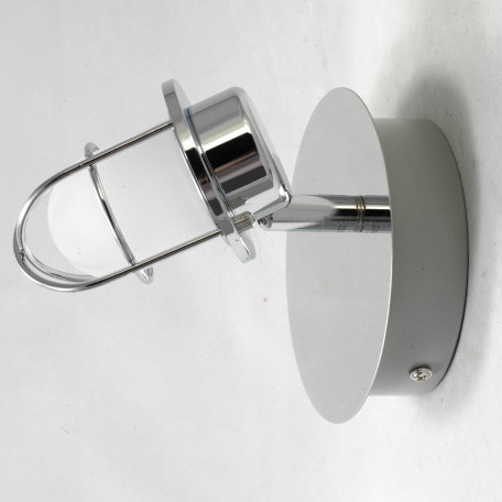 Настенный светодиодный светильник с регулировкой направления света Lussole White Plains LSP-9926, IP21, LED 5W 4100K 350lm - миниатюра 2