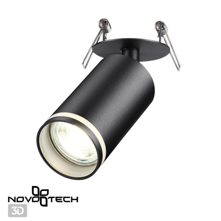 Встраиваемый светильник с регулировкой направления света Novotech Ular 370881, 1xGU10x9W - миниатюра 2
