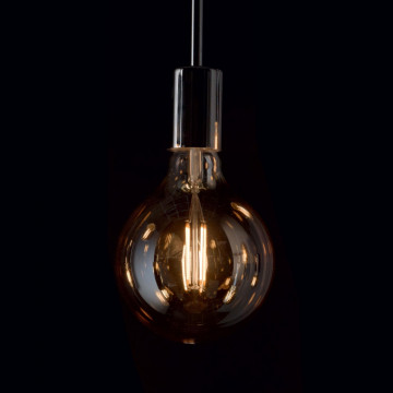 Филаментная светодиодная лампа Ideal Lux LAMPADINA VINTAGE E27 4W GLOBO SMALL 151717 шар малый E27 4W, 2200K (теплый) 240V - миниатюра 2