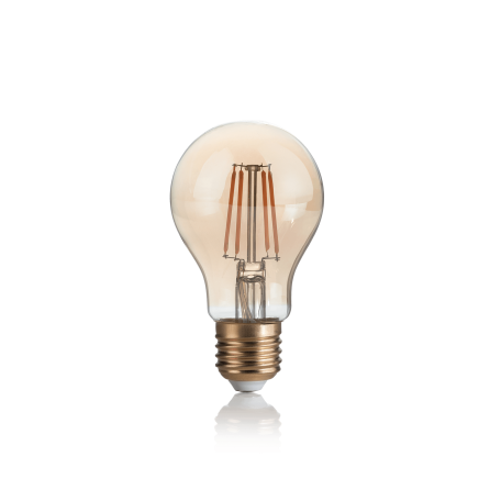 Филаментная светодиодная лампа Ideal Lux LAMPADINA VINTAGE E27 4W GOCCIA 151687 груша E27 4W, 2200K (теплый) 240V
