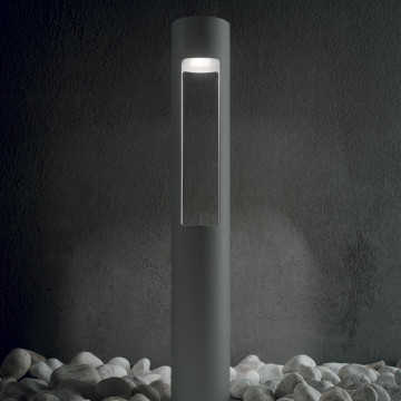 Садово-парковый светильник Ideal Lux ACQUA PT1 ANTRACITE 135205, IP44, 1xG9x15W, темно-серый, металл, стекло - миниатюра 3