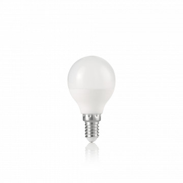 Светодиодная лампа Ideal Lux LAMPADINA POWER E14 7W SFERA 3000K 151731 шар малый E14 7W (теплый) 240V