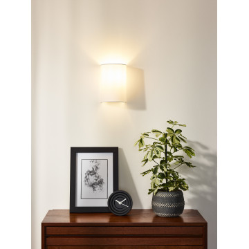 Настенный светильник Lucide Coral 61250/14/31, 1xE14x40W, белый, металл, текстиль - миниатюра 2